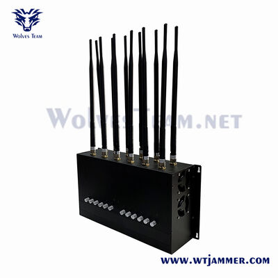 14 Antennas GPS Anti-Tracking Jammer Blocks GPS L1/L2/L5 2G 3G 4G 5G & Drone Signals