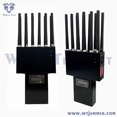 Handheld Signal Jammer Portable 16 Frequency Bands Including 3G 4G 5G WiFi UHF VHF GPS and Lojack Signals