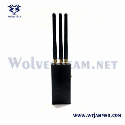 3チャネル 6W ハンドヘルド 2G/3G/4G 携帯電話信号妨害器