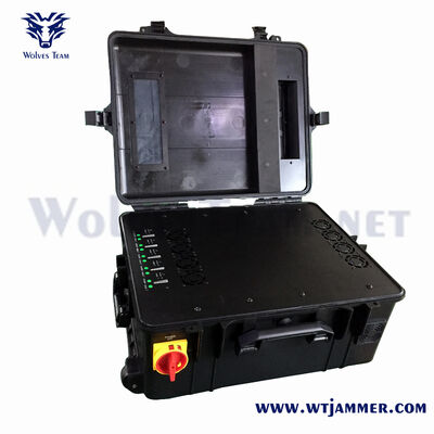 5 Bands 480W High Power Portable Wireless RF Signal Jammer