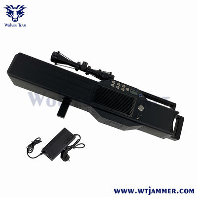 Handheld Portable 30W 3 Bands UAV Signal Jammer - Anti Drone Defense System