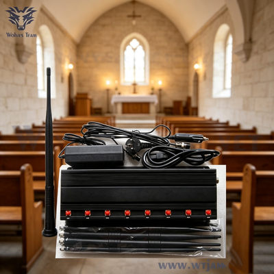 50メートル 40W 8 デスクトップ信号遮断器 障害防止 無線信号遮断器 教会聖域および宗教集会スペース