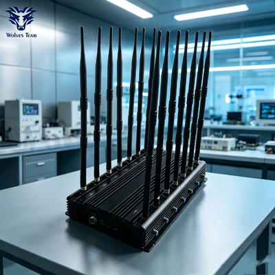 20-50メートルジャマー 3G 4G 5G WiFi UHF VHF GPS Lojack 国家安全保障サイト用