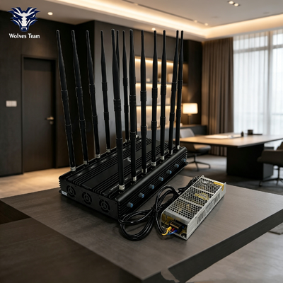 Full Band Wireless Signal Blocker with 16 Adjustable Antennas For Private Clubs  And Exclusive Venues