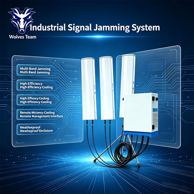 600W 14バンド IP65 防水屋外信号妨害器 CDMA GSM DCS PCS 3G 4G LTE WiMAX WiFi GPS 600mの範囲で