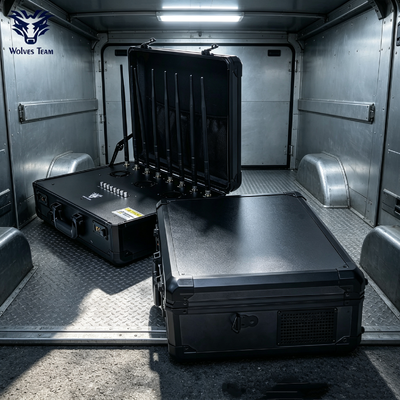 Tactical Portable Signal Suppressor for Law‑Enforcement And Field Patrol Customizable Channels And Power Built‑in Battery