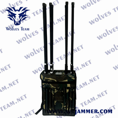 5バンド90w GPS WIFI5.8Gバックパックの無人機信号の妨害機