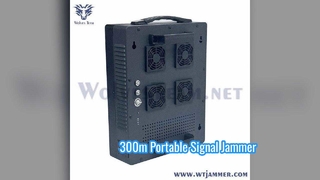 100 ～ 300 メートル、180W 高性能 6 チャンネル屋外ポータブル隠蔽信号サプレッサー効果的