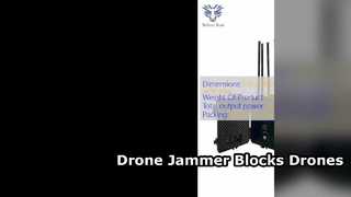 ドローンジャマー 600W ハイパワー信号ブロッカー