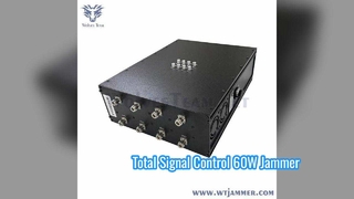 全方向性アンテナと内蔵バッテリーを備えた 8 バンド 160W ワイヤレス信号ジャマー