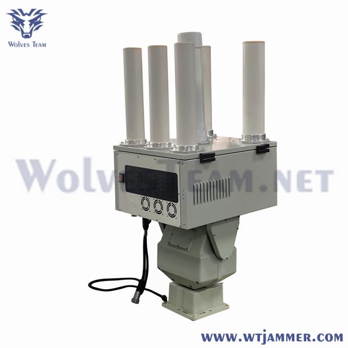 360° Pan-Tilt Anti-Drone Jammer operational view